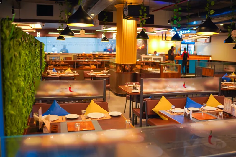 Inside Barbeque Spice restaurant